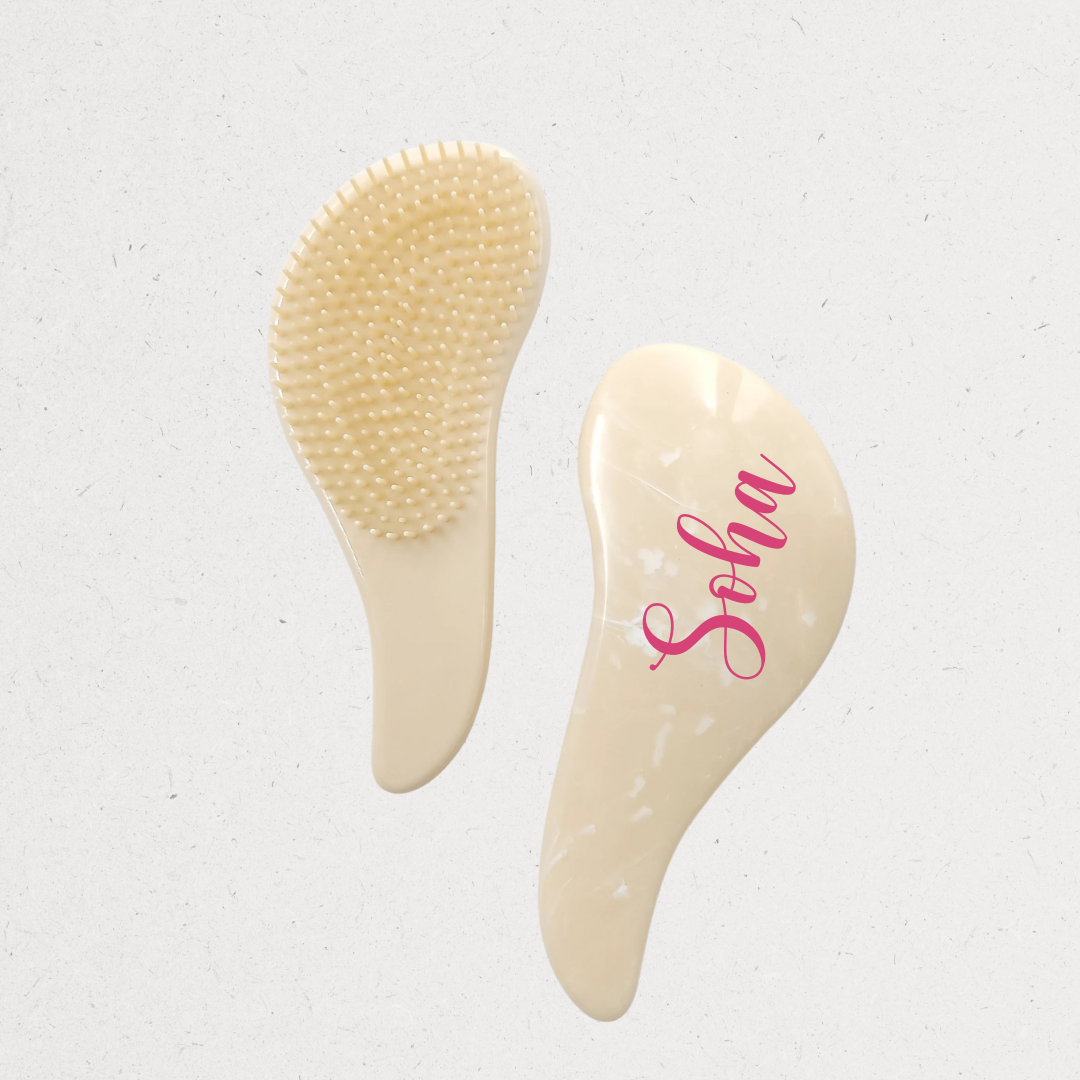 beige hairbrush Customized gifts for all occasions Amman Jordan