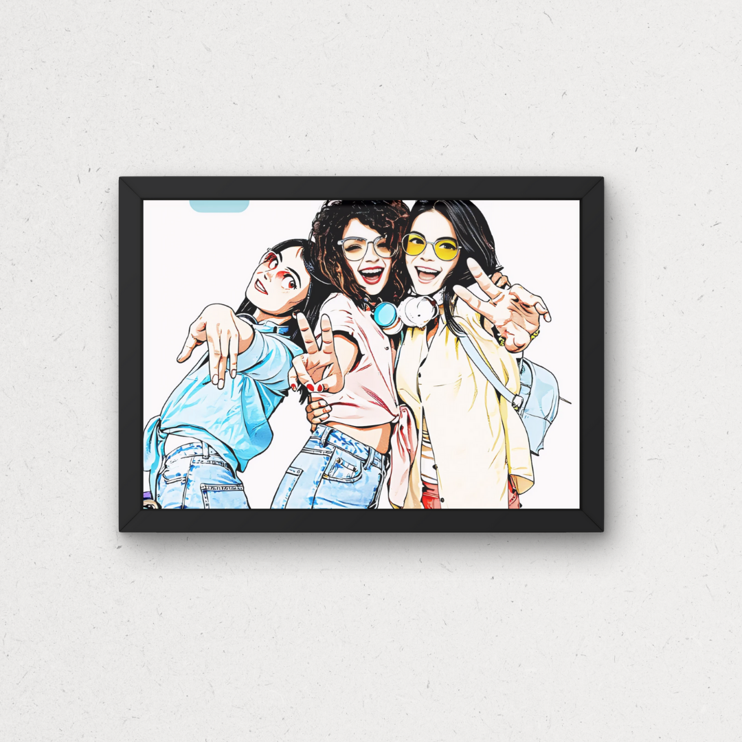 هدية رسم كرتوني من صورة
