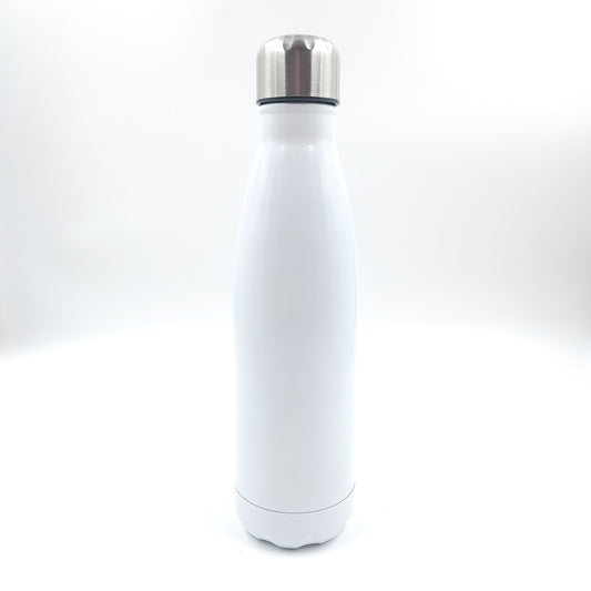 A white personalized metal flask Personalized gift box Amman Jordan