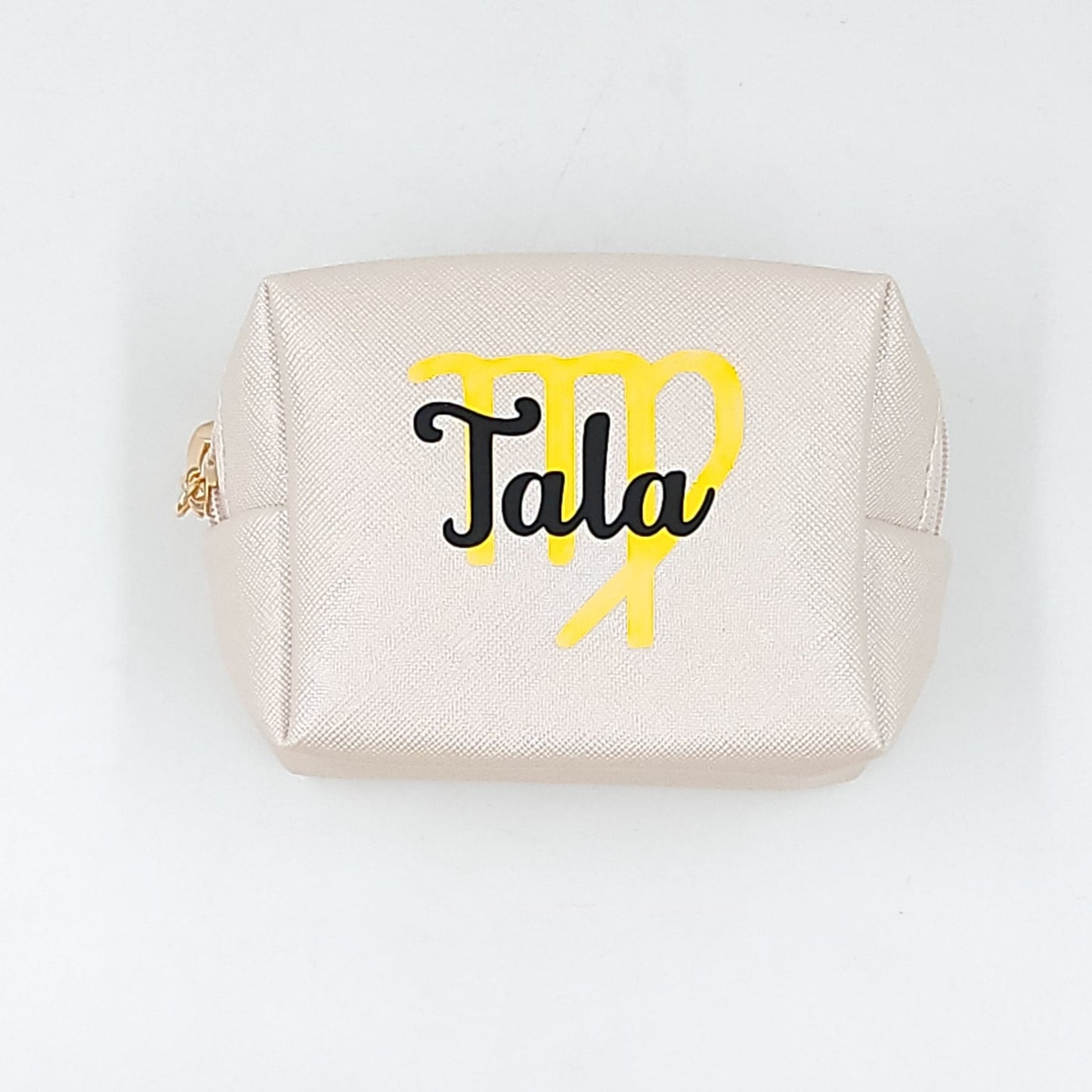 A beige makeup bag Unique gift ideas Amman Jordan