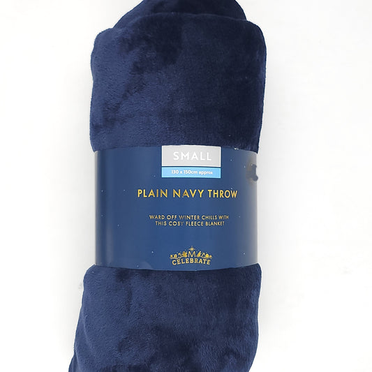 Navy blue throw blanket Customized gifts for all occasions Amman Jordan