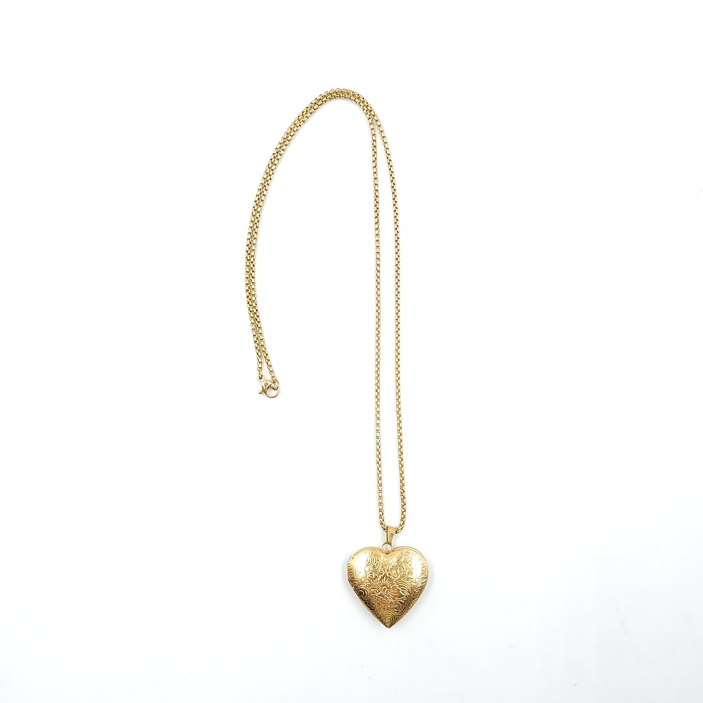 Heart Photo Locket Necklace