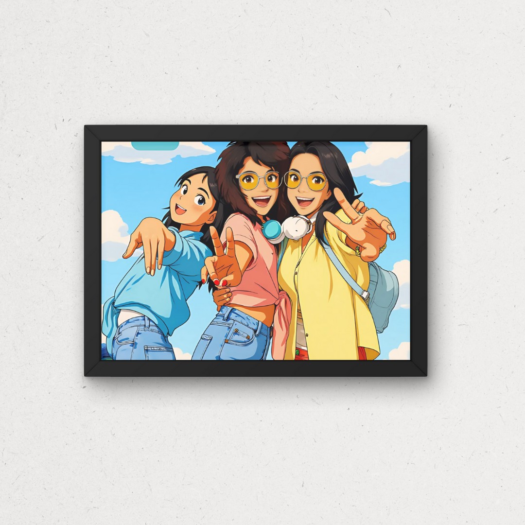 هدية رسم كرتوني من الصورة – رقمية ومطبوعة