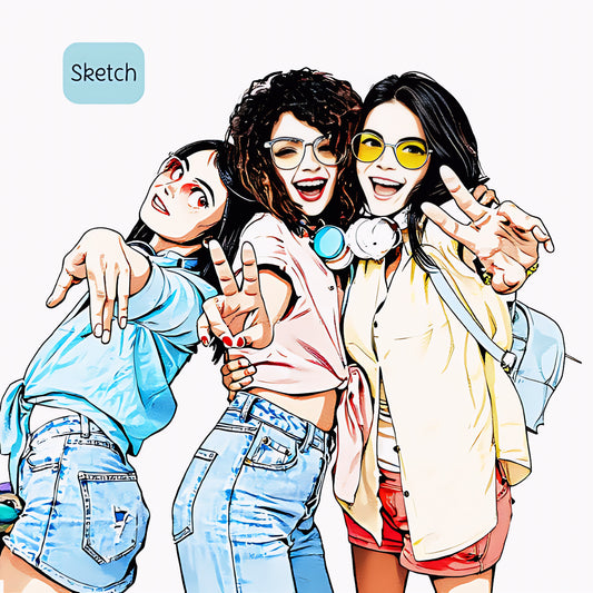 Personalized cartoon art from your photo – The Gifts Maker Jordan