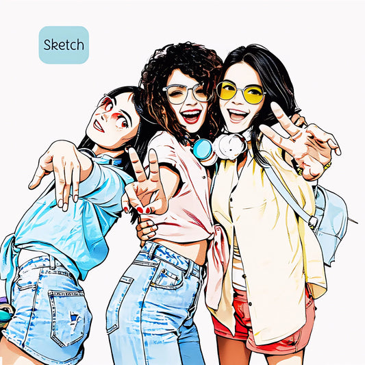 Personalized cartoon art from your photo – The Gifts Maker Jordan