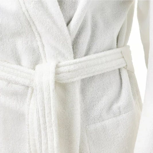Close-up of a white robe with a belt Customized Wedding gift box Amman Jordan