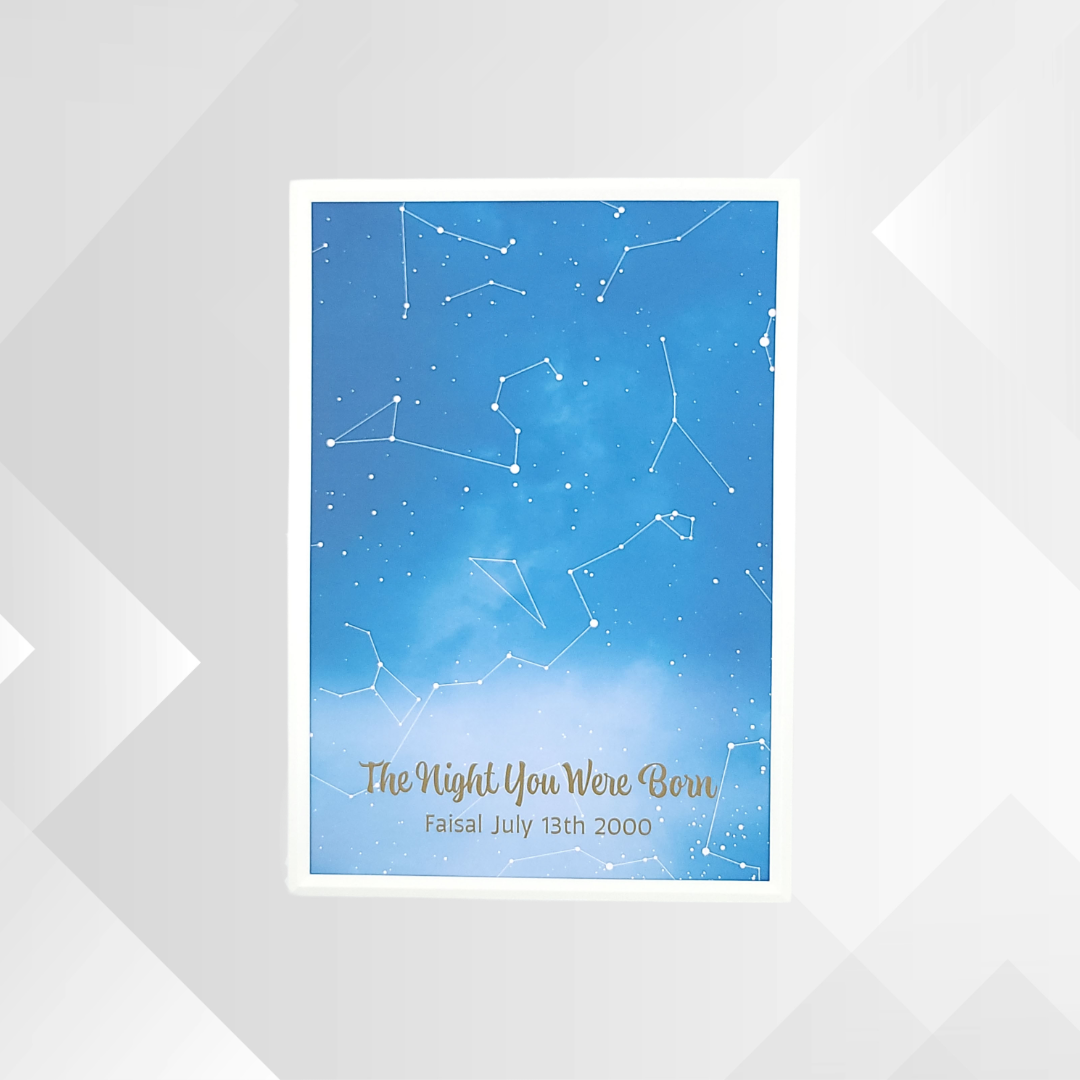Stars Map Frame