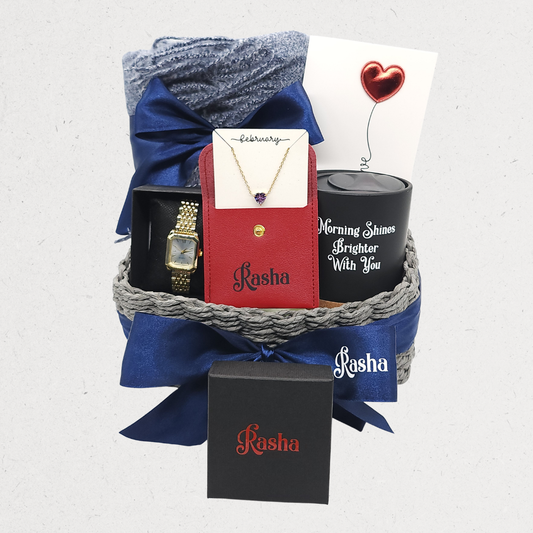 سلة إشراقة الحب | هدية رومانسية مخصصة – عمّان، الأردن