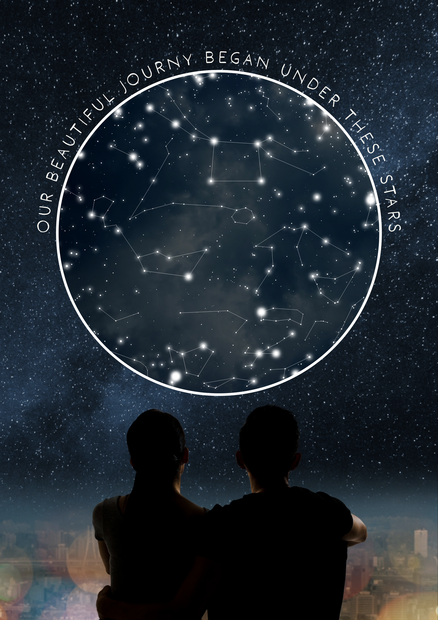 Stars Map Frame