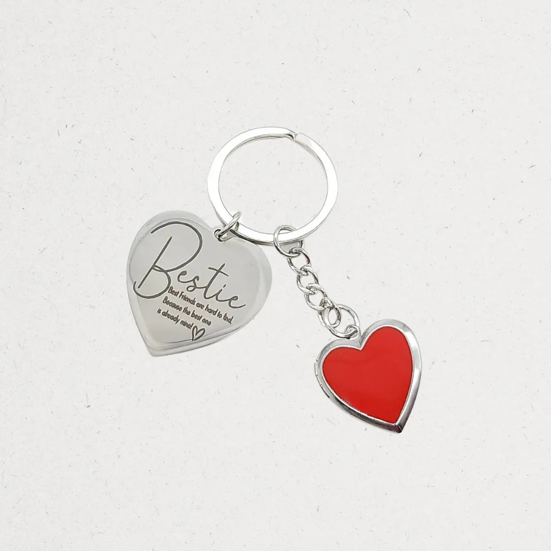 Message Tag Keychain with Locket - The Gifts Maker Amman, Jordan