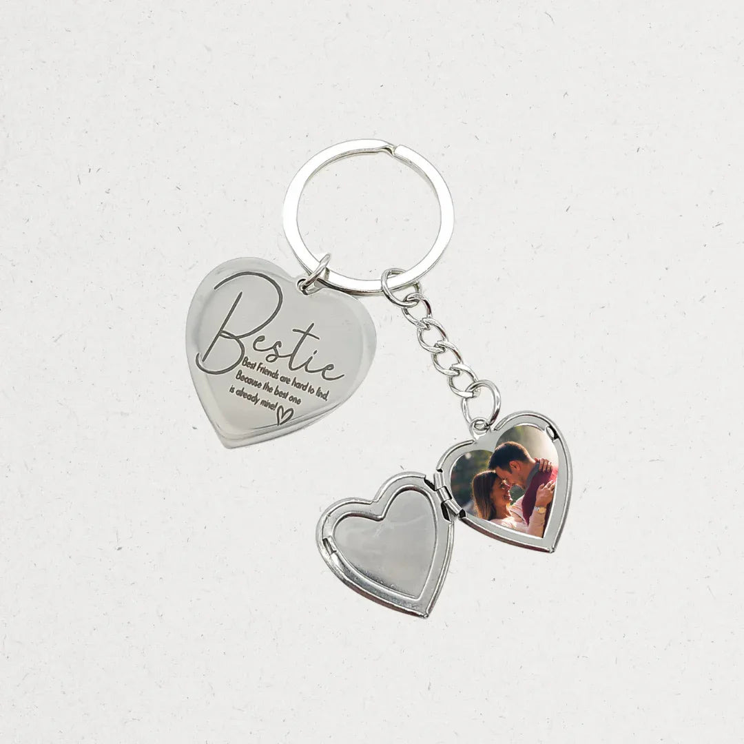 Message Tag Keychain with Locket - The Gifts Maker Amman, Jordan