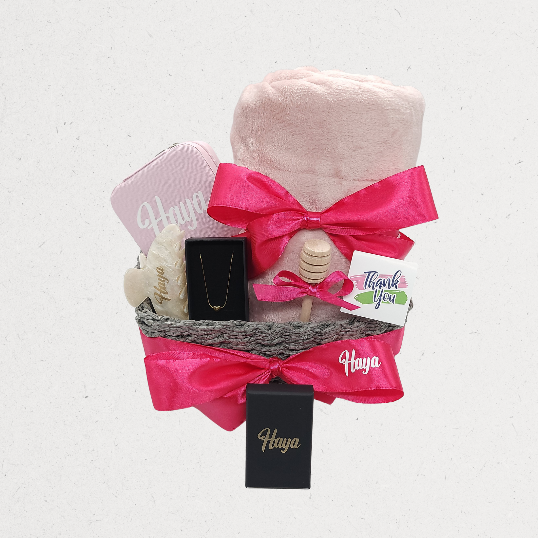 Warm Wishes Basket | Personalized Gift Set – Amman, Jordan.
