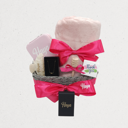Warm Wishes Basket | Personalized Gift Set – Amman, Jordan.