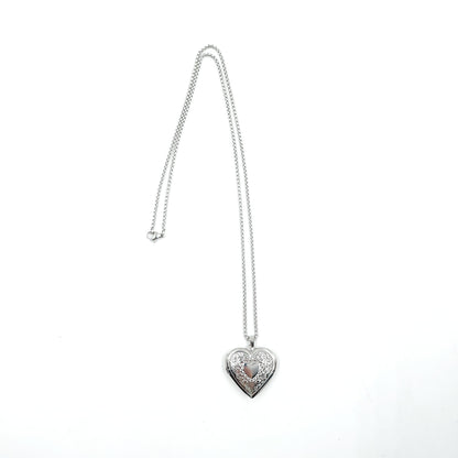 Heart Photo Locket Necklace