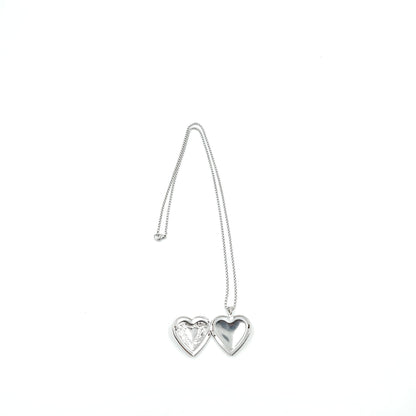 Heart Photo Locket Necklace
