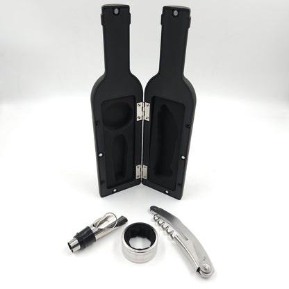 Wine bottle openers and corkscrew on a white background