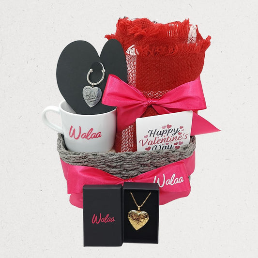 Warm Heart Basket | Cozy Personalized Gift – Amman, Jordan

