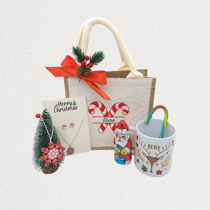 Santa’s Gift Bag | Personalized Christmas Gift Set – Amman, Jordan