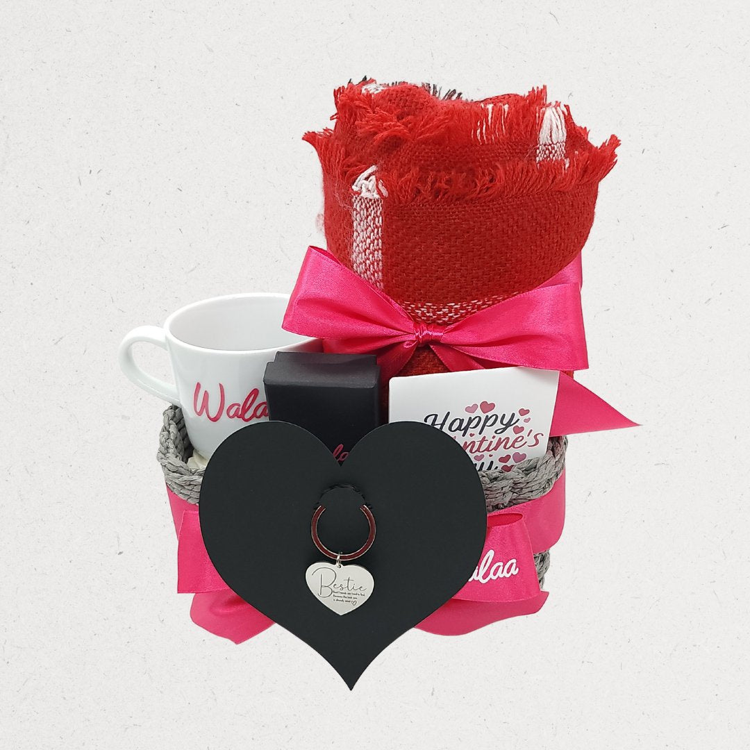 سلة القلب الدافئ | هدية دافئة مخصصة – عمّان، الأردن