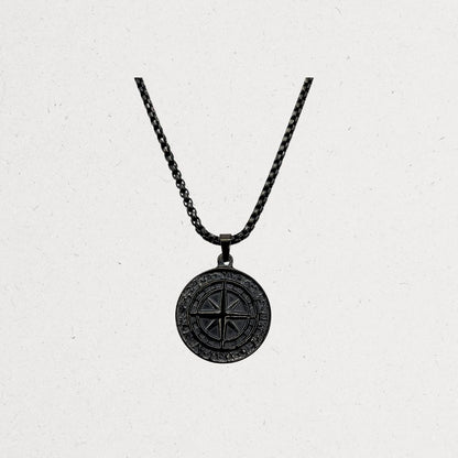 Compass Necklace for Men