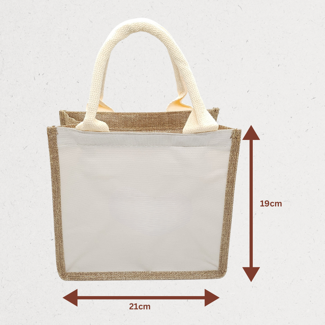 Personalized Burlap Bag