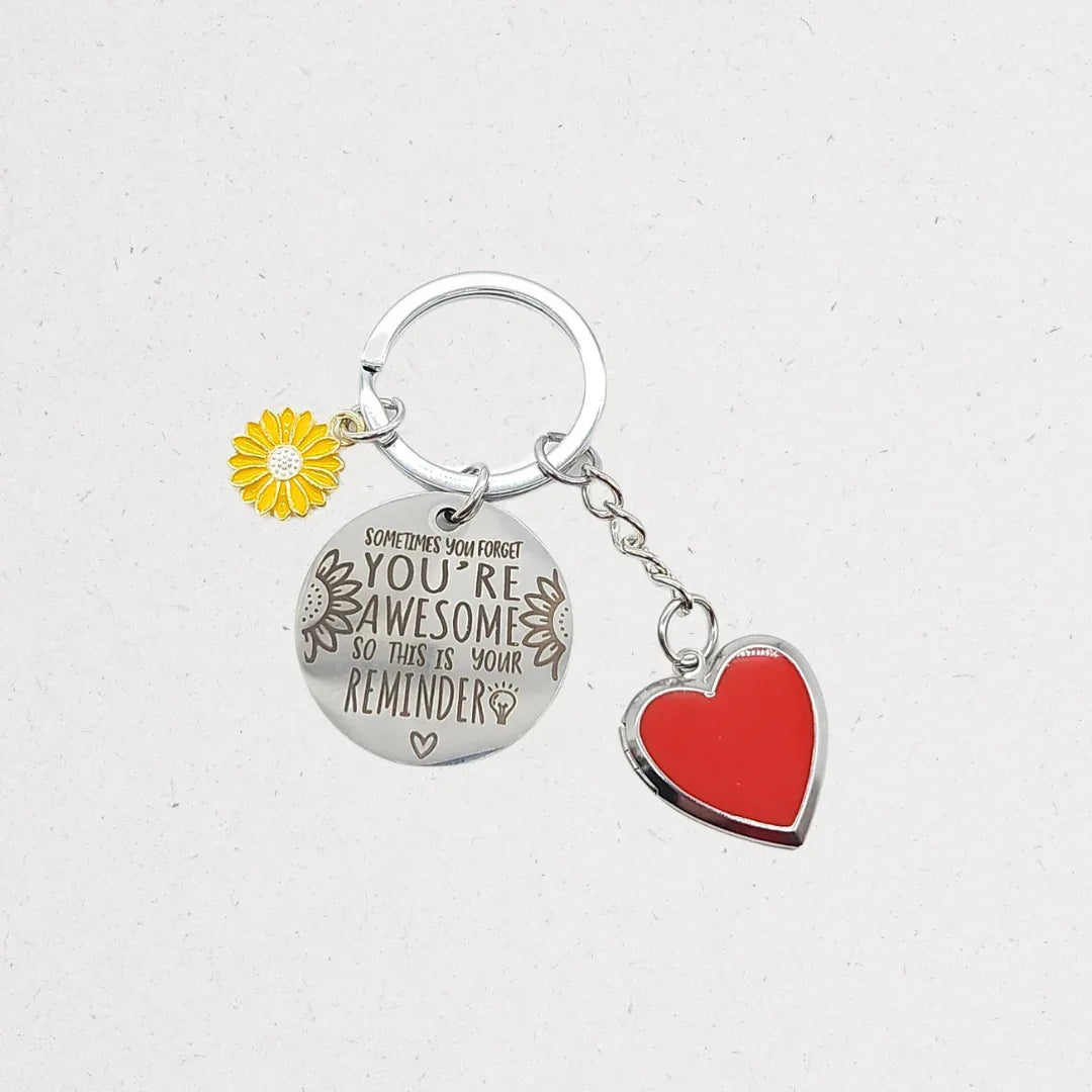 Message Tag Keychain with Locket - The Gifts Maker Amman, Jordan