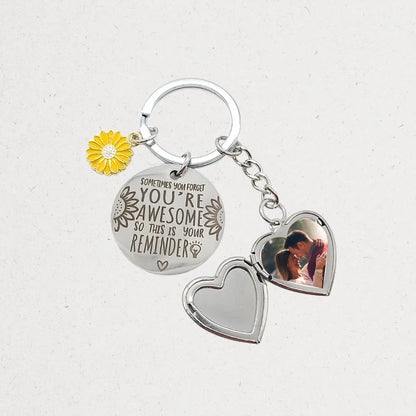 Message Tag Keychain with Locket - The Gifts Maker Amman, Jordan