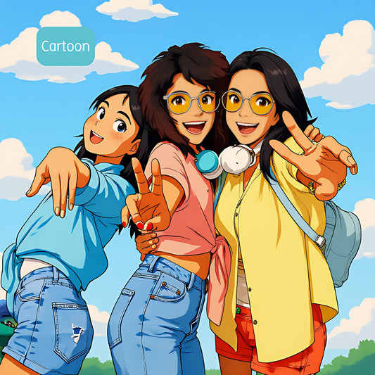 Personalized cartoon art from your photo – The Gifts Maker Jordan