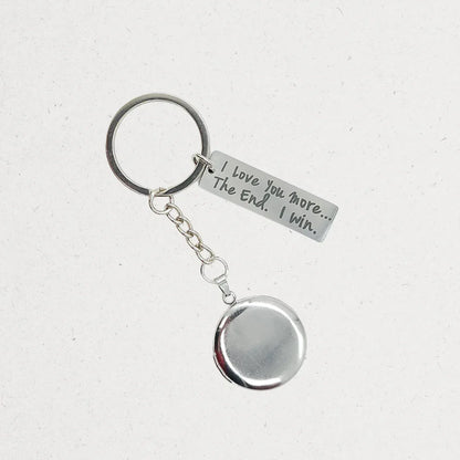 Message Tag Keychain with Locket - The Gifts Maker Amman, Jordan