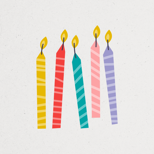 Birthday candles add-on for custom gift boxes – Amman, Jordan