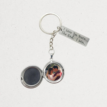 Message Tag Keychain with Locket - The Gifts Maker Amman, Jordan