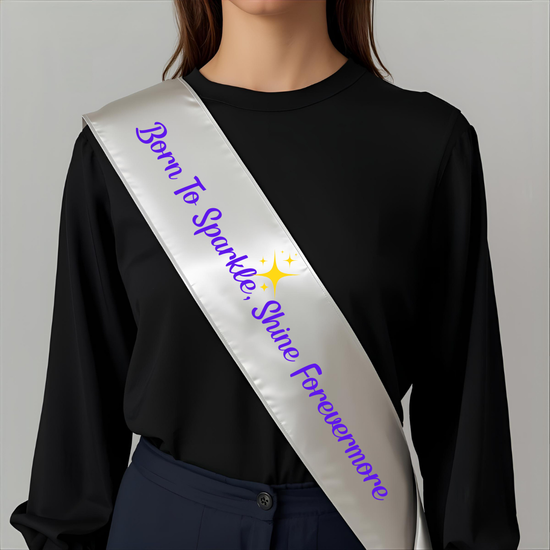 Customized Birthday Sash - Amman, Jordan
