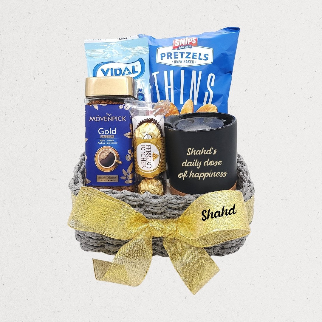 Daily Dose Coffee Basket | Personalized Gift Box for Her – Amman, Jordan