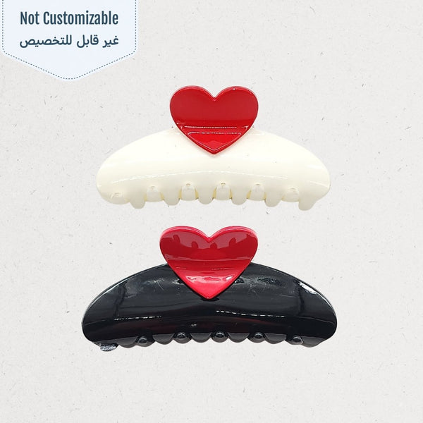 Heart Hair Clip | Elegant Fashion Accessory – Amman, Jordan


