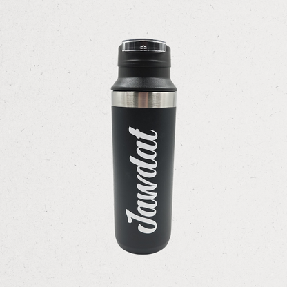 Black water bottle Customized gifts for all occasions Amman Jordan