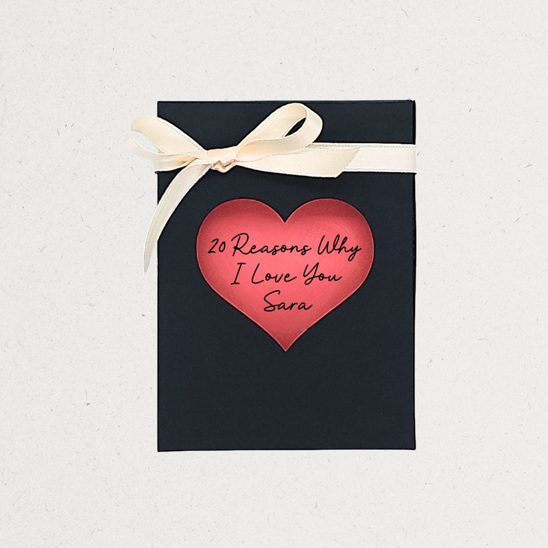 Personalized Love Card Set | 20 Reasons I Love You – Amman, Jordan
