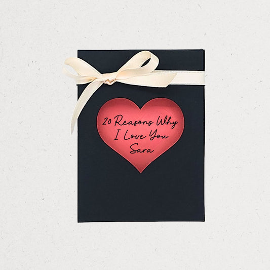 Personalized Love Card Set | 20 Reasons I Love You – Amman, Jordan