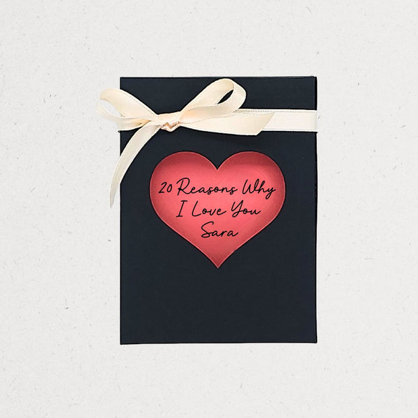Personalized Love Card Set | 20 Reasons I Love You – Amman, Jordan
